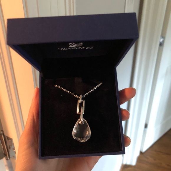 Swarovski Jewelry - Swarovski large crystal pendant necklace